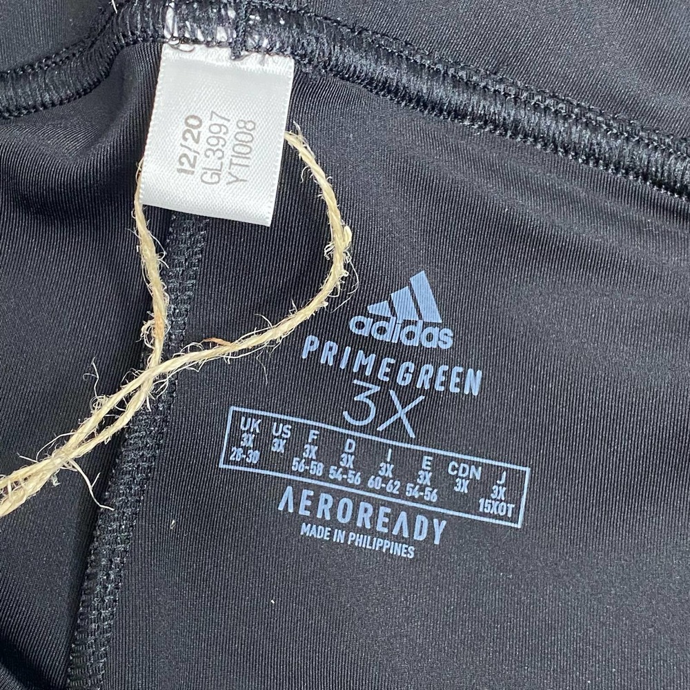 NWT Adidas Black Bike Training Entrenamiento Shorts 3X - Picture 2 of 5